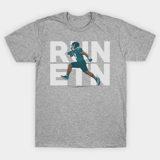 Travis Etienne Run ETN T-Shirt by Chunta_Design